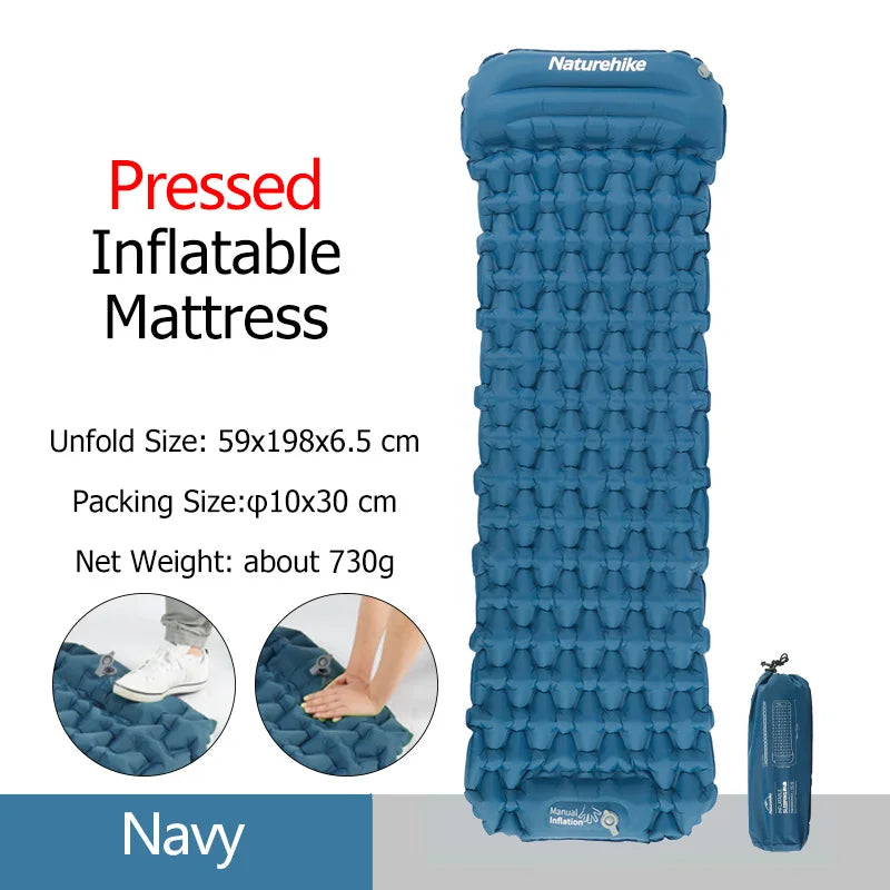 Ultralight Inflatable Air Mattress - Perfect Outdoor Sleeping Pad for Camping and Hiking