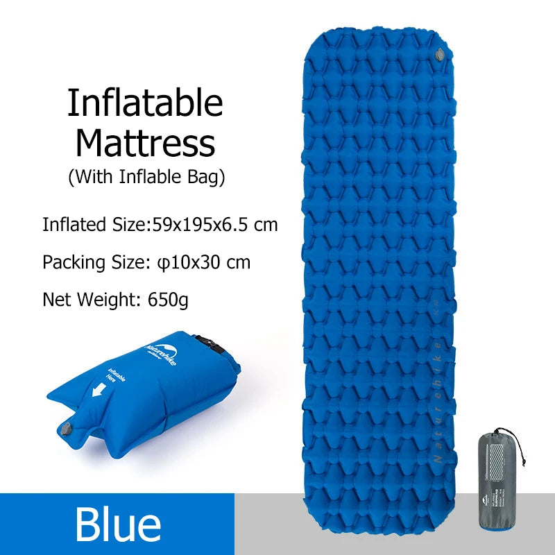 Ultralight Inflatable Air Mattress - Perfect Outdoor Sleeping Pad for Camping and Hiking